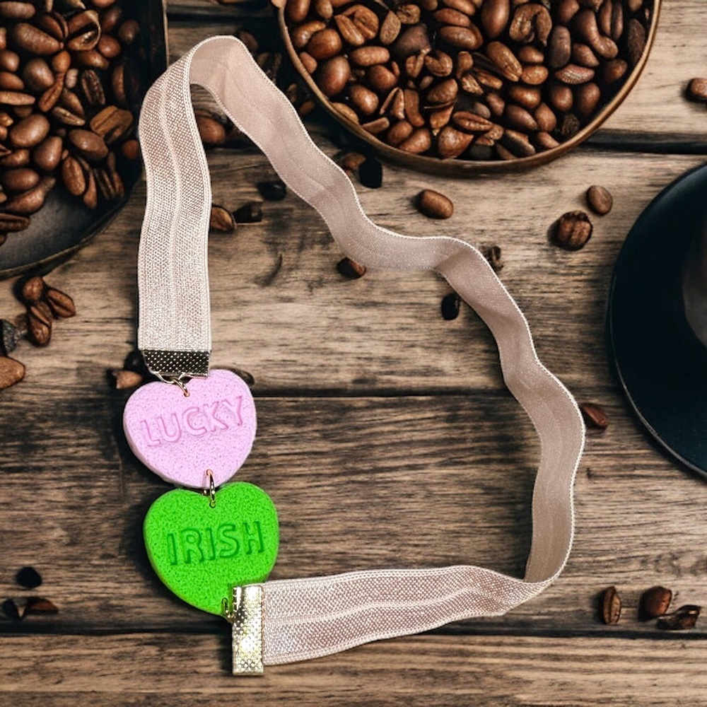 Polymer Clay Bookmark- Lucky Irish